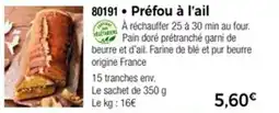 Thiriet Préfou à l'ail offre
