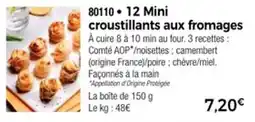 Thiriet 12 mini croustillants aux fromages offre