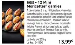 Thiriet 12 mini moricettes garnies offre