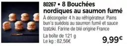 Thiriet 8 bouchées nordiques au saumon fumé offre