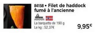 Thiriet Filet de haddock fumé à l'ancienne offre