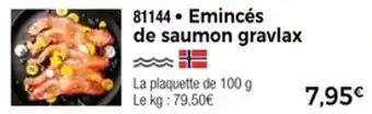 Thiriet Emincés de saumon gravlax offre