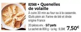 Thiriet Quenelles de volaille offre