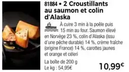Thiriet 2 croustillants au saumon et colin d'alaska offre