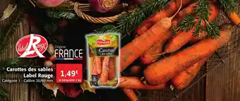 Colruyt Carottes des sables Label Rouge offre