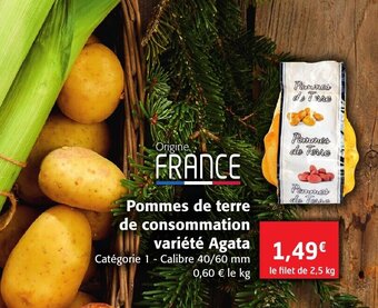 Colruyt Pommes de terre de consommation offre