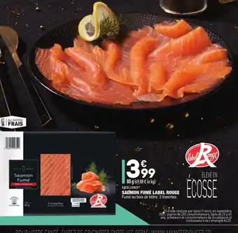 Saumon fumé Label Rouge