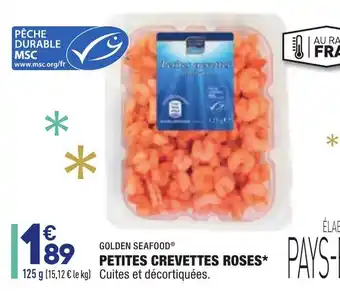ALDI Petites crevettes roses offre