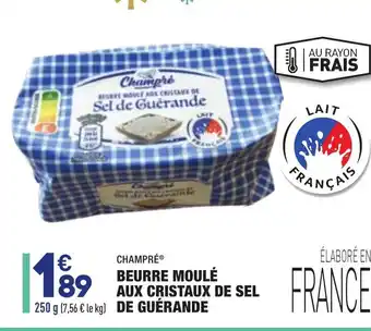 Beurre Moulé aux cristaux de sel de Guérande