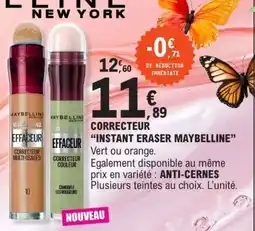 E.Leclerc CORRECTEUR “INSTANT ERASER MAYBELLINE” offre