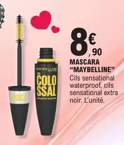 E.Leclerc Mascara Maybelline offre