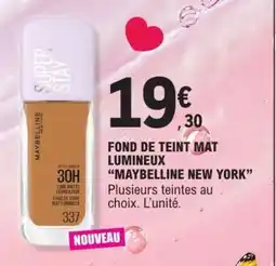 E.Leclerc Fond de Teint Mat Lumineux 'Maybelline New York' offre
