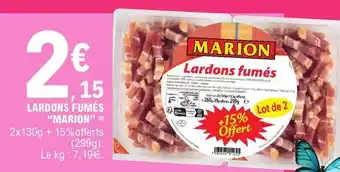 E.Leclerc LARDONS FUMES “MARION” offre