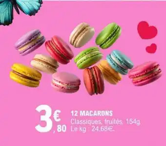 E.Leclerc 12 macarons offre