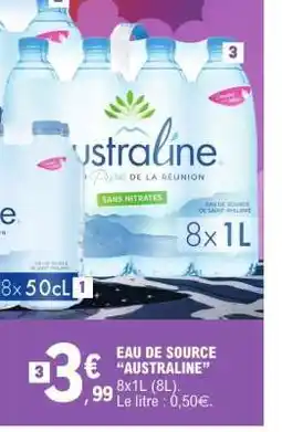 E.Leclerc Eau de Source Australine offre