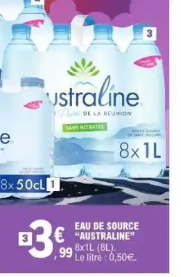 E.Leclerc Eau de Source Australine offre