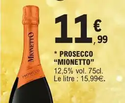 E.Leclerc PROSECCO MIONETTO offre
