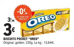 E.Leclerc BISCUITS POCKET “OREO” offre