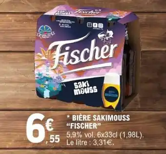 E.Leclerc Bière Sakimouss Fischer offre
