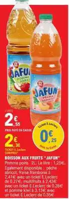 E.Leclerc Boisson aux fruits Jafun offre