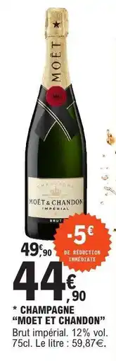 E.Leclerc Champagne Moët et Chandon offre