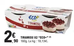 E.Leclerc TIRAMISU X2 “ECO+” offre