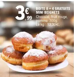 E.Leclerc BOITE 8 + 4 GRATUITS MINI BEIGNETS offre