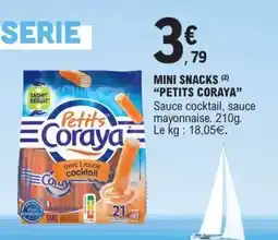 E.Leclerc MINI SNACKS “PETITS CORAYA” offre