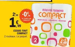 E.Leclerc Essuie Tout Compact offre