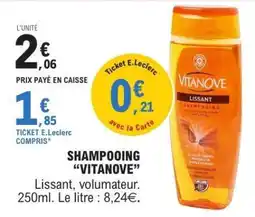 E.Leclerc SHAMPOOING “VITANOVE” offre