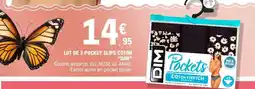 E.Leclerc LOT DE 3 POCKET SLIPS COTON DIM offre