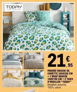 E.Leclerc Parure housse de couette offre