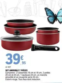 E.Leclerc Set Amovible 7 Pièces offre
