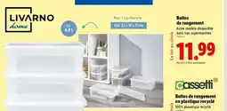 Lidl Boîtes de rangement offre