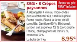 Thiriet 8 crêpes paysannes offre