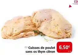Colruyt Cuisses de poulet sans os thym citron offre