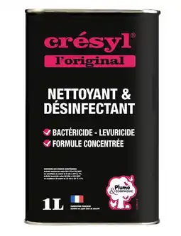 Gamm vert Nettoyant et désinfectant Cresyl Plume & Compagnie offre