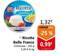 Colruyt Belle France Ricotta offre