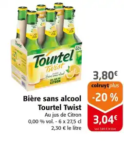 Colruyt TOURTEL Bière sans alcool offre
