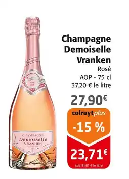 Colruyt Demoiselle Vranken Champagne offre