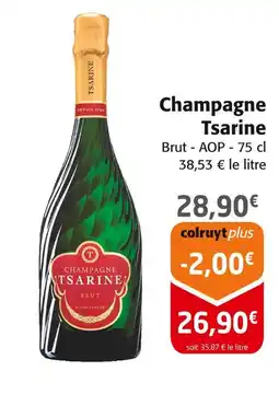 Colruyt Tsarine Champagne offre