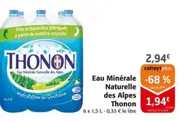 Colruyt Thonon Eau Minérale Naturelle des Alpes offre
