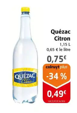Colruyt Quézac Citron offre