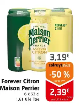 Colruyt Maison Perrier Forever Citron offre
