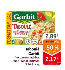 Colruyt Garbit Taboulé offre