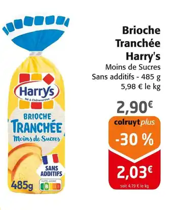 Colruyt Harry's Brioche Tranchée offre