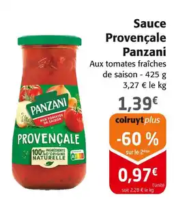 Colruyt PANZANI Sauce Provençale offre