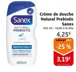 Colruyt SANEX Crème de douche Natural Prebiotic offre