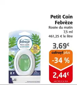 Colruyt FEBRÈZE Petit Coin offre