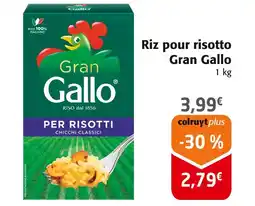 Colruyt Gran Gallo Riz pour risotto offre